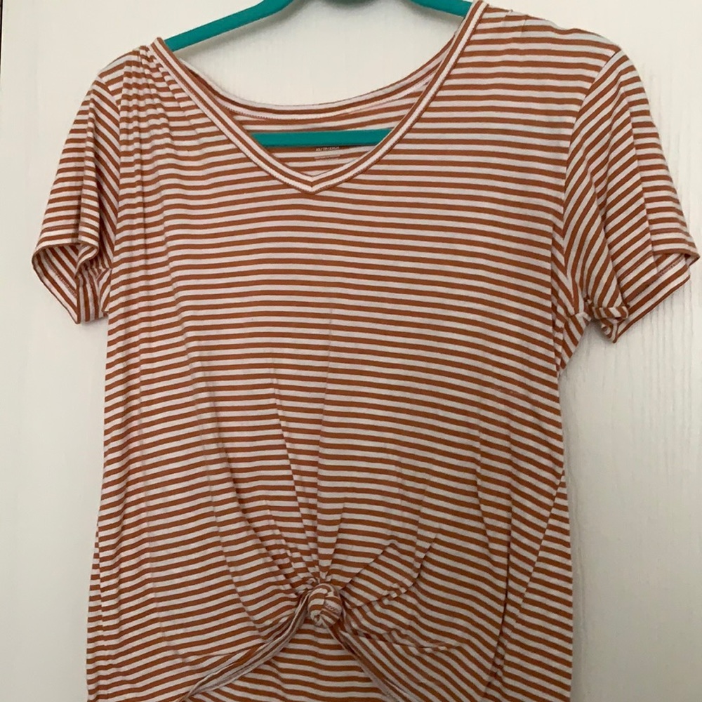 Orange and White T-shirt